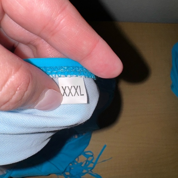 Swimsuits For All Plus Size Blue Fringe Top with High Waisted  Bottoms NWOT - Picture 6 of 8